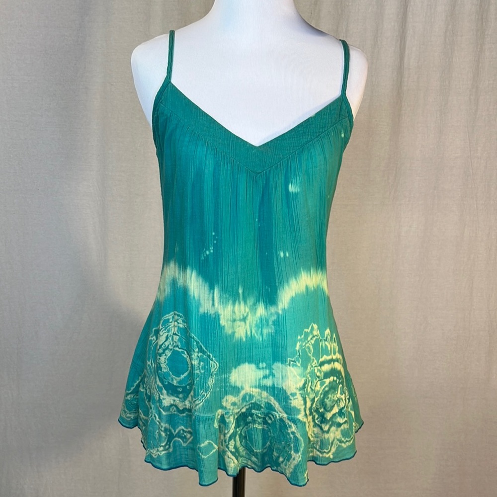 Anchor Blue Spaghetti Strap Top